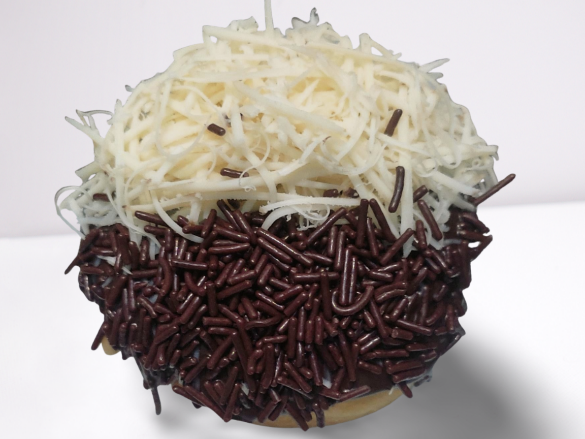 Donat Keju Meses Coklat